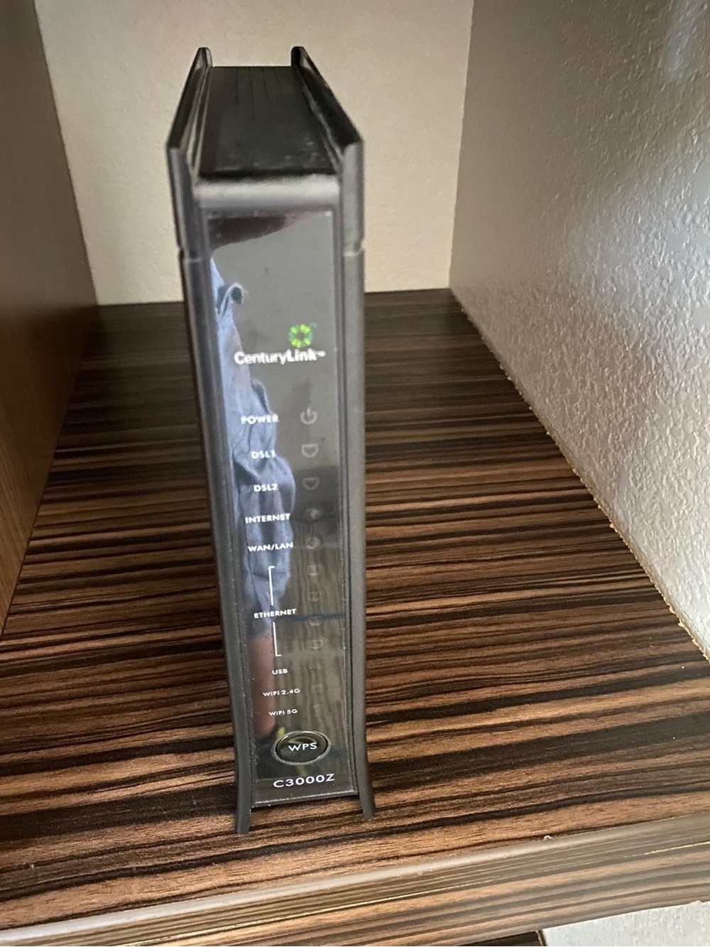 CenturyLink C3000Z Modem Router - Black